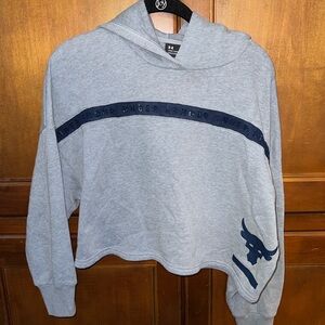 under armour cropped hoodie